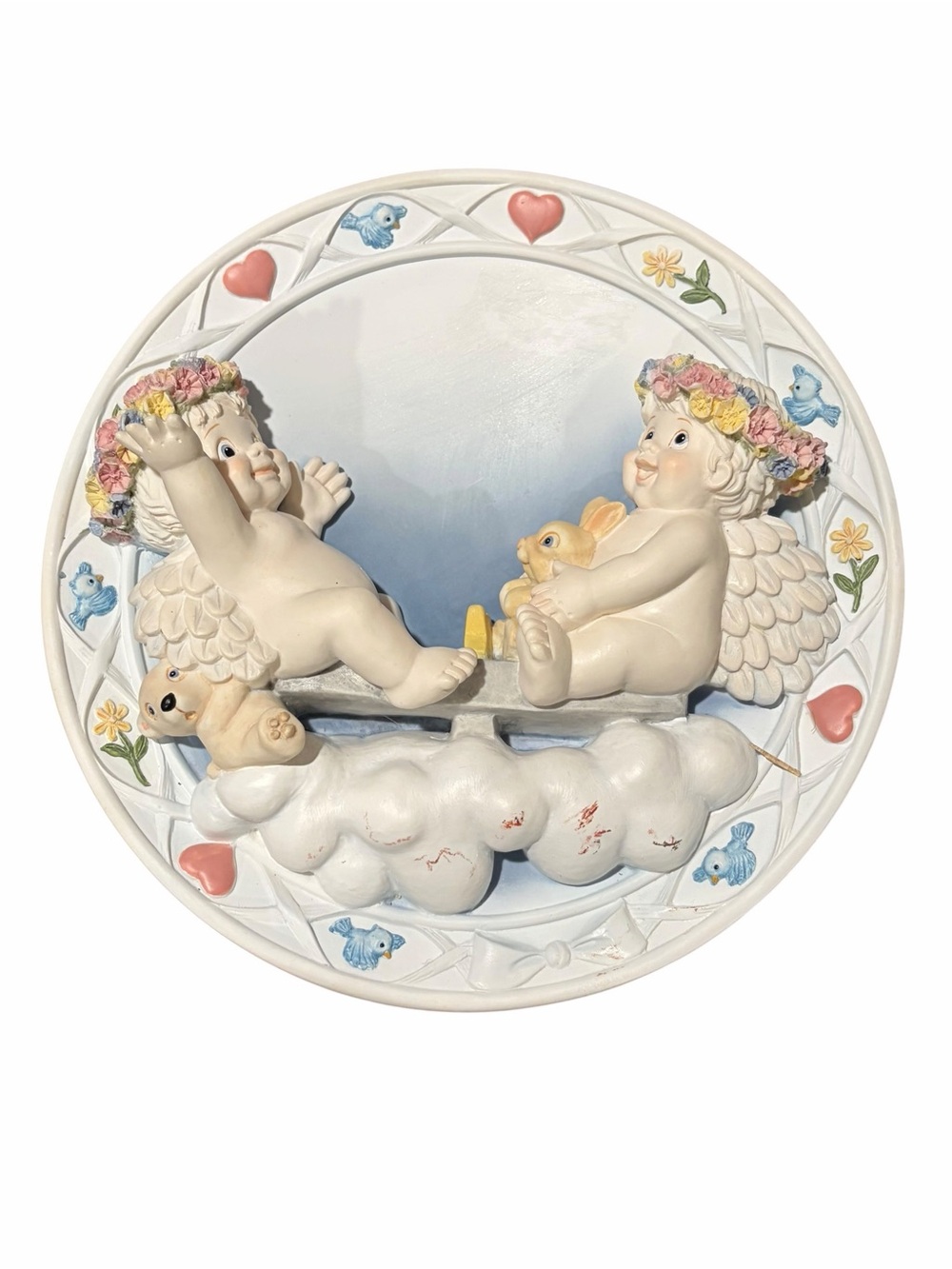 Hamilton Collection Dreamsicles “Teeter Tots” Sculptural Plate #1555 by Kristin